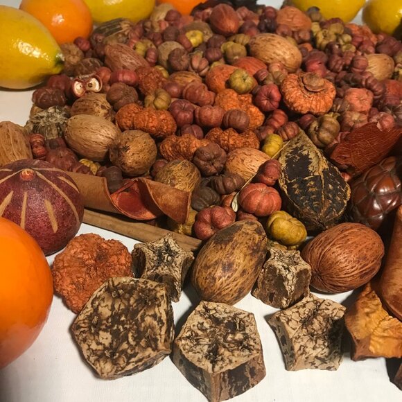 Potpourri Mix With Artificial Lemons & Oranges Fall Decor Premium Decorative - Picture 3 of 16